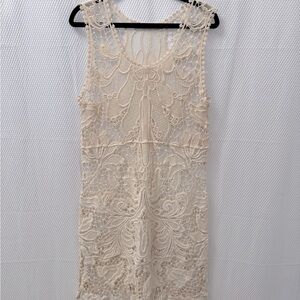 Women’s cover-up. Ivory. Size large.